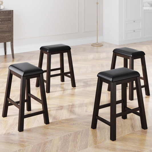 1st Choice Furniture Direct Counter Stool Set 1st Choice Brown and Black Counter Height Dining Stools Set of 4