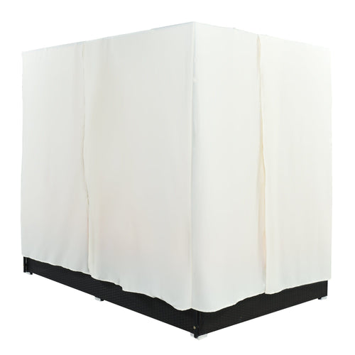 1st Choice Furniture Direct Daybed 1st Choice Modern Outdoor Patio Wicker Sunbed Daybed with Cushions