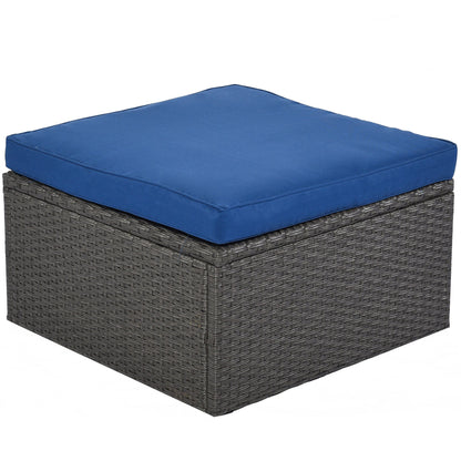 1st Choice Furniture Direct Daybed 1st Choice U-Style Patio Daybed with Canopy & Washable Cushions