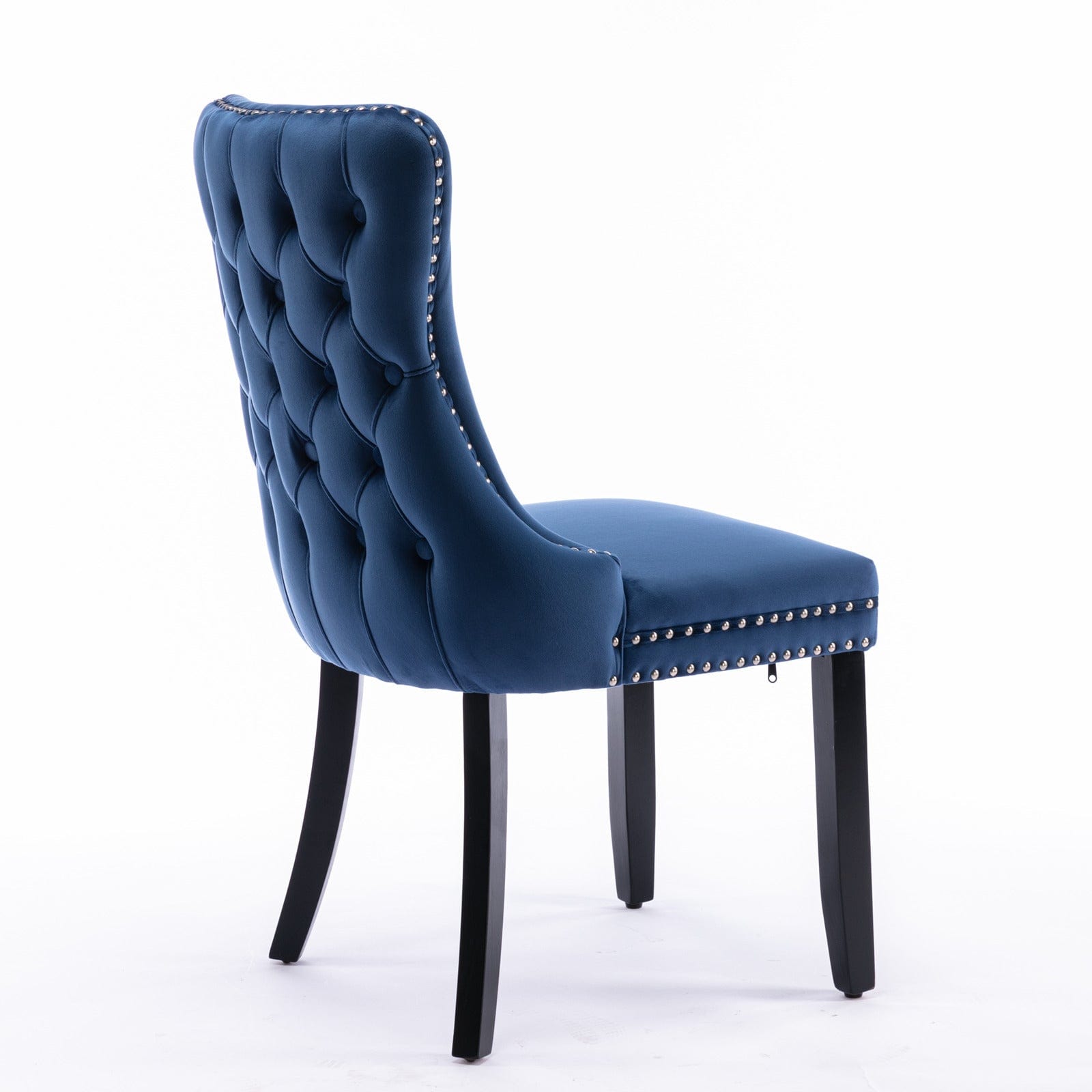 1st Choice Furniture Direct Dining chair 1st Choice Modern Velvet Dining Chair in Blue Finish (Set of 2)