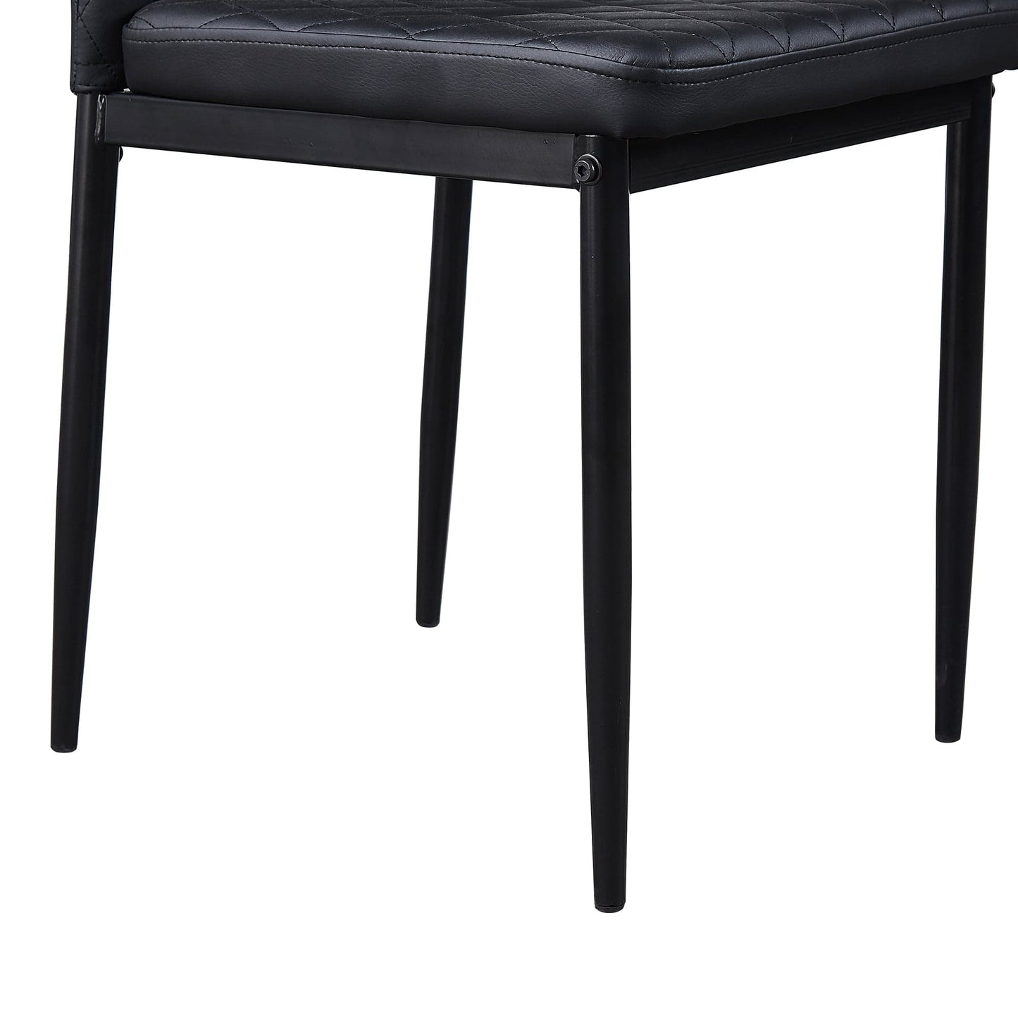 1st Choice Furniture Direct Dining Chair Set 1st Choice Black Modern Minimalist Fireproof Dining Chairs- Set of 6