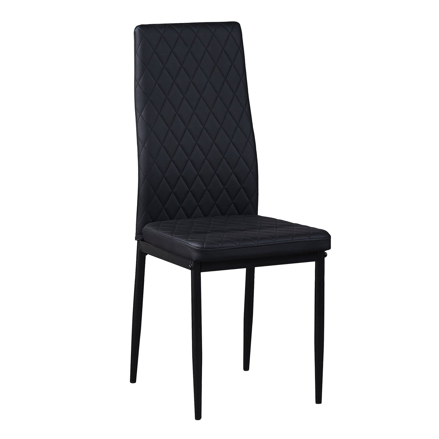 1st Choice Furniture Direct Dining Chair Set 1st Choice Black Modern Minimalist Fireproof Dining Chairs- Set of 6