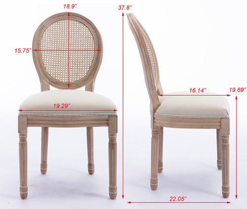 1st Choice Furniture Direct Dining Chair Set 1st Choice Classic French Style Wood Frame Dining Chair Set