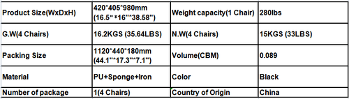 1st Choice Furniture Direct Dining Chair Set 1st Choice Contemporary 4-Piece Dining Chair Set