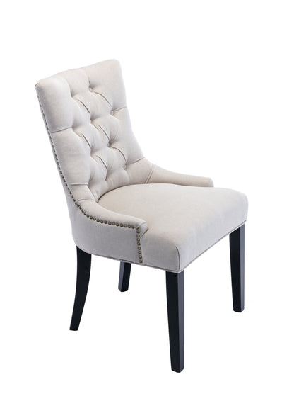 1st Choice Furniture Direct Dining Chairs 1st Choice Elegant Dining Chairs with Bronze Nailhead - Set of 2