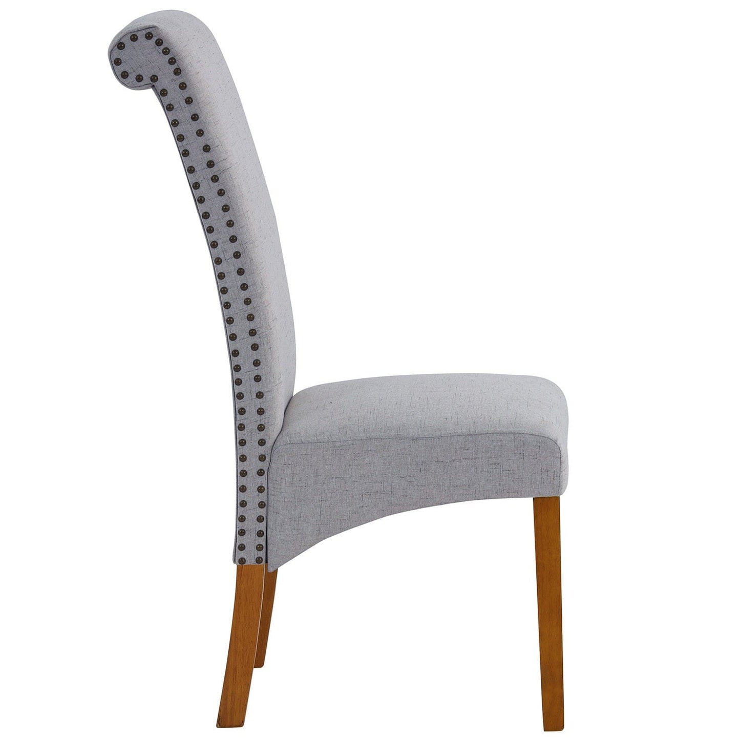 1st Choice Furniture Direct Dining Chairs 1st Choice Set of 2 Upholstered Dining Chairs w/ Wood Leg, Padded Seat