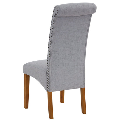 1st Choice Furniture Direct Dining Chairs 1st Choice Set of 2 Upholstered Dining Chairs w/ Wood Leg, Padded Seat