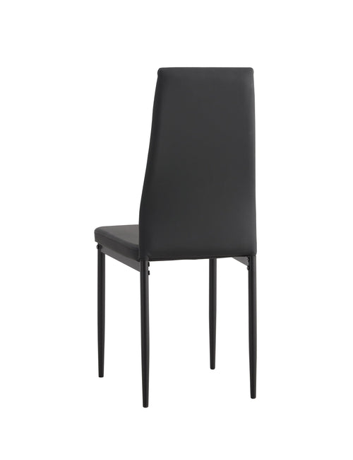 1st Choice Furniture Direct Dining Chairs 1st Choice Set of 4 Modern Soft Leather Dining Chairs
