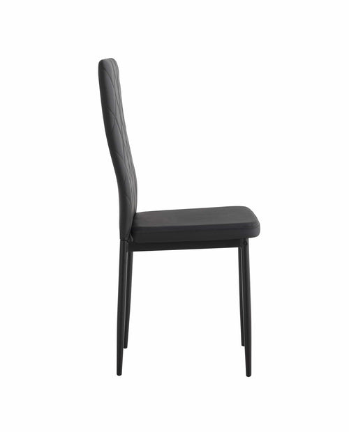 1st Choice Furniture Direct Dining Chairs 1st Choice Set of 4 Modern Soft Leather Dining Chairs