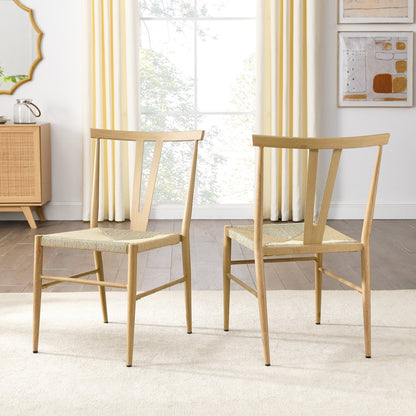 1st Choice Furniture Direct Dining Room Sets 1st Choice 5-Piece Dining Set w/ Round Glass Table & Metal Chairs