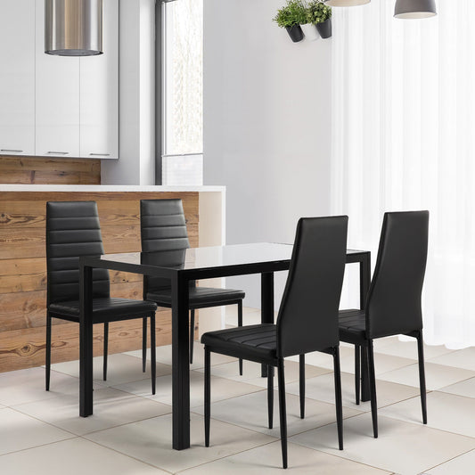 1st Choice Furniture Direct Dining Room Sets 1st Choice Contemporary Dining Room Set with Glass Table & Chairs