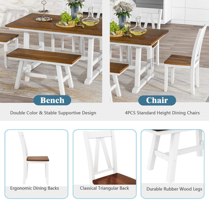 1st Choice Furniture Direct Dining Room Sets 1st Choice Rustic Wood Kitchen Table Set with Bench and Chairs