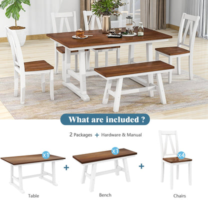 1st Choice Furniture Direct Dining Room Sets 1st Choice Rustic Wood Kitchen Table Set with Bench and Chairs