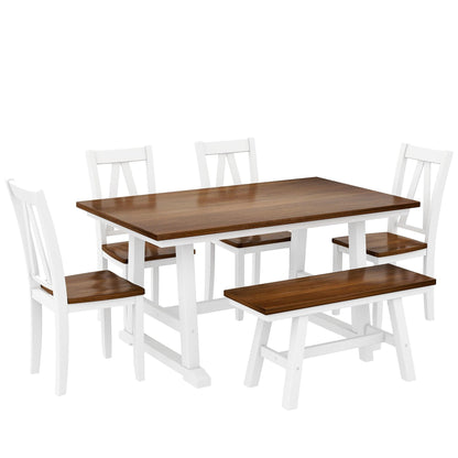 1st Choice Furniture Direct Dining Room Sets 1st Choice Rustic Wood Kitchen Table Set with Bench and Chairs