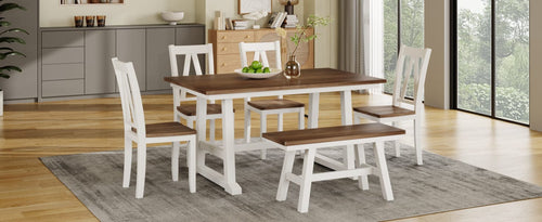 1st Choice Furniture Direct Dining Room Sets 1st Choice Rustic Wood Kitchen Table Set with Bench and Chairs