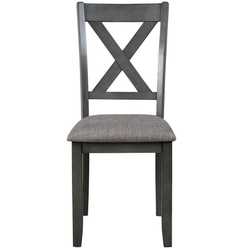 1st Choice Furniture Direct Dining Room Sets 1st Choice Wooden 6-Piece Dining Table Set with Chairs & Bench (Grey)