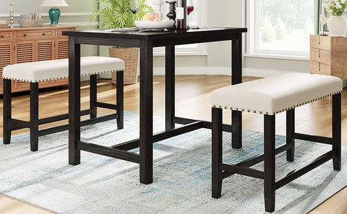 1st Choice Furniture Direct Dining Set 1st Choice 3-Piece Rustic Dining Set: Charm & Style in Counter Height