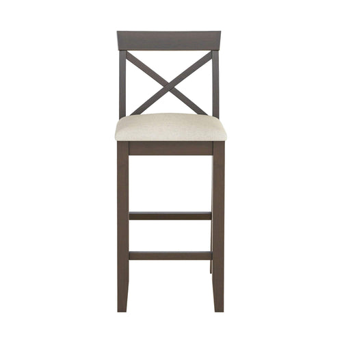 1st Choice Furniture Direct Dining Set 1st Choice 48” Farmhouse Dark Walnut Bar Height Dining Set w/ 2 Chairs