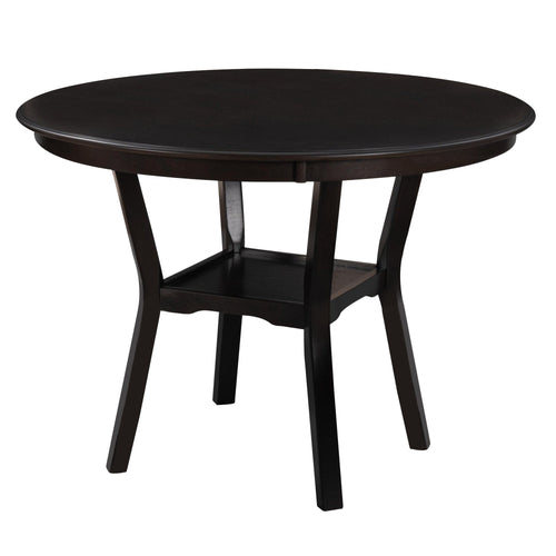 1st Choice Furniture Direct Dining Set 1st Choice 5-Piece  Espresso Dining Set with Round Table and 4 Chairs