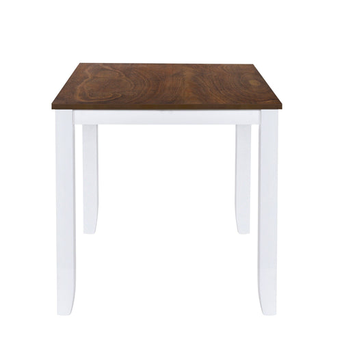 1st Choice Furniture Direct Dining Set 1st Choice 5 Piece Rustic White Wood Dining Set with X-Back Chairs