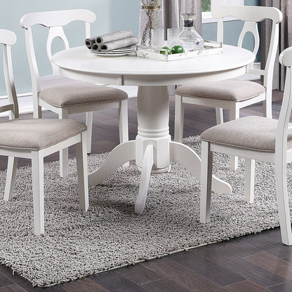 1st Choice Furniture Direct Dining Set 1st Choice Classic 5-Piece Dining Set - Elegant White Round Table & Chairs