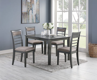 1st Choice Furniture Direct Dining Set 1st Choice Classic Antique Kitchen & Dining Table Set in Grey Finish