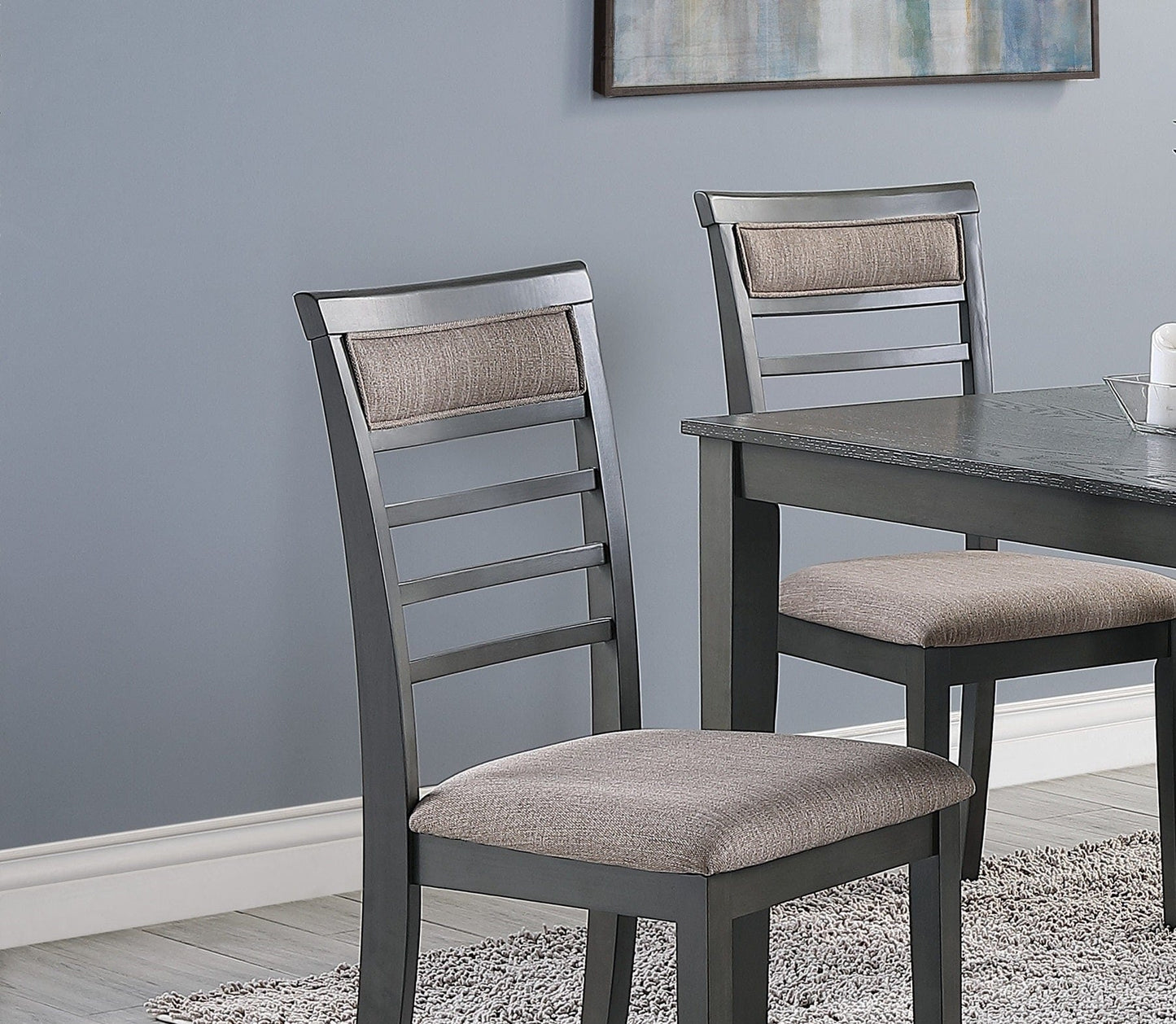 1st Choice Furniture Direct Dining Set 1st Choice Classic Antique Kitchen & Dining Table Set in Grey Finish