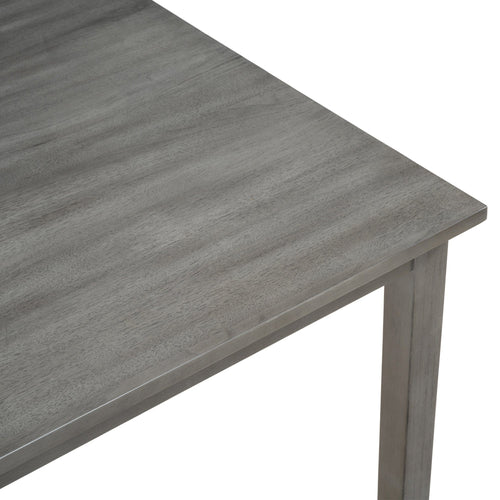 1st Choice Furniture Direct Dining Set 1st Choice Grey Industrial 5-Piece Dining Set w/Wooden Table + 4 Chair