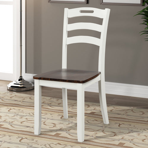 1st Choice Furniture Direct Dining Set 1st Choice Ivory & Cherry Dining Set - 6-Piece Table Set with Bench