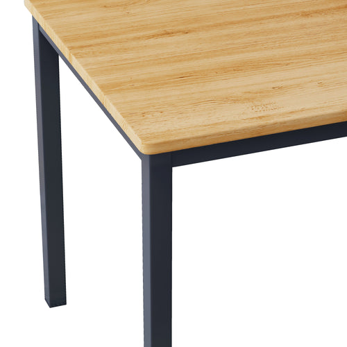 1st Choice Furniture Direct Dining Set 1st Choice Modern 5-Piece Industrial Dining Table Set in Oak Finish