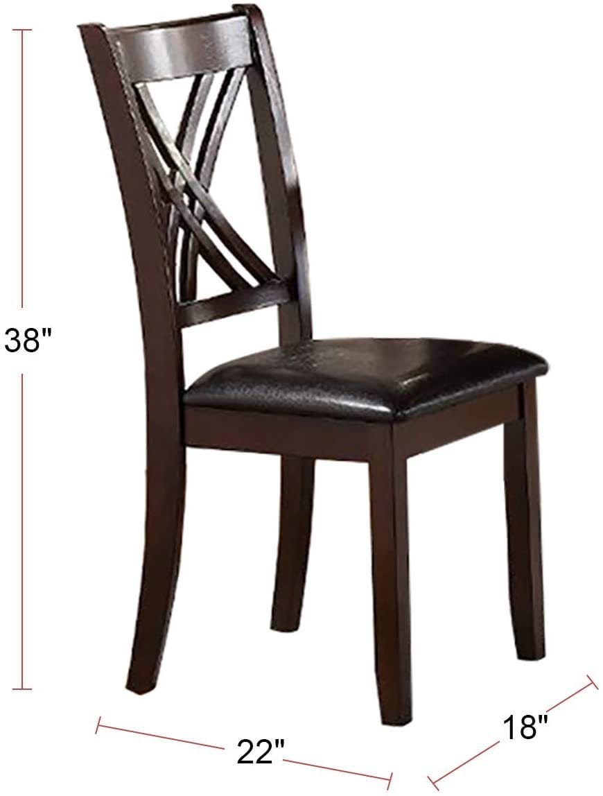 Dining table chair online dimensions