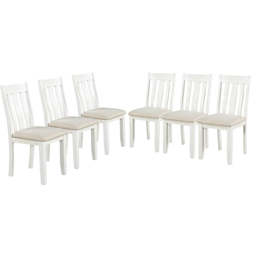 1st Choice Furniture Direct Dining Set 1st Choice Retro 7-Piece Dining Set with Extendable Table & 6 Chairs