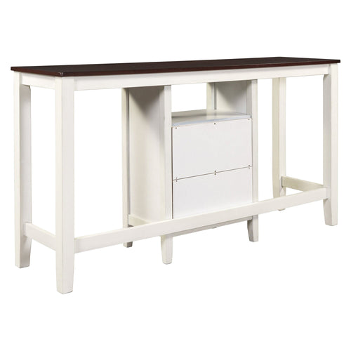 1st Choice Furniture Direct Dining Sets 1st Choice Rustic Farmhouse 3-Piece Counter Height Dining Set