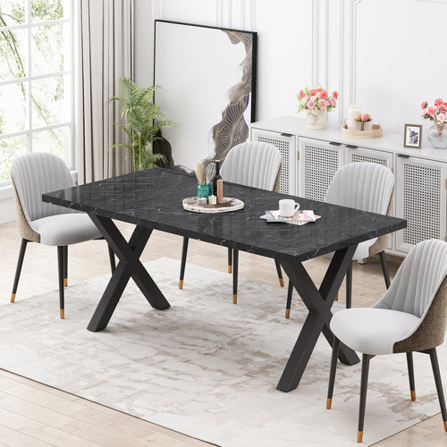 1st Choice Furniture Direct Dining Table 1st Choice Modern Square Dining Table with Printed Marble Top