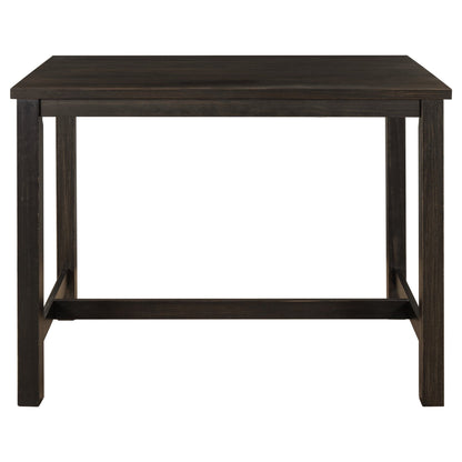 1st Choice Furniture Direct Dining Table 1st Choice Rustic Counter Height Dining Table in Espresso Finish