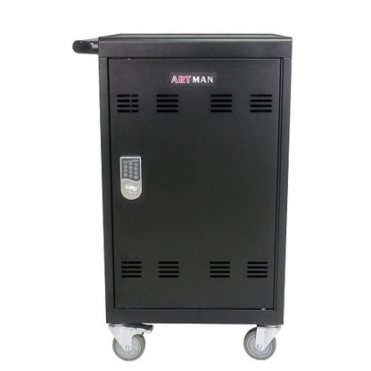 1st Choice Furniture Direct Electronic Cabinet 1st Choice Black Mobile Charging Cart and Cabinet for Tablets & Laptops