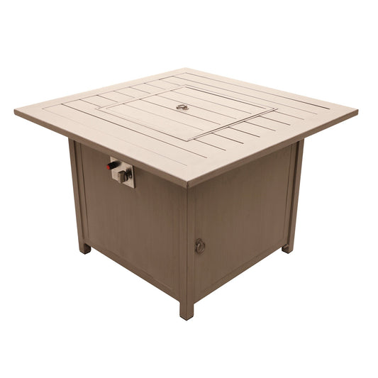 1st Choice Furniture Direct Fire Pit Table 1st Choice Aluminum Propane Outdoor Fire Pit Table with Lid
