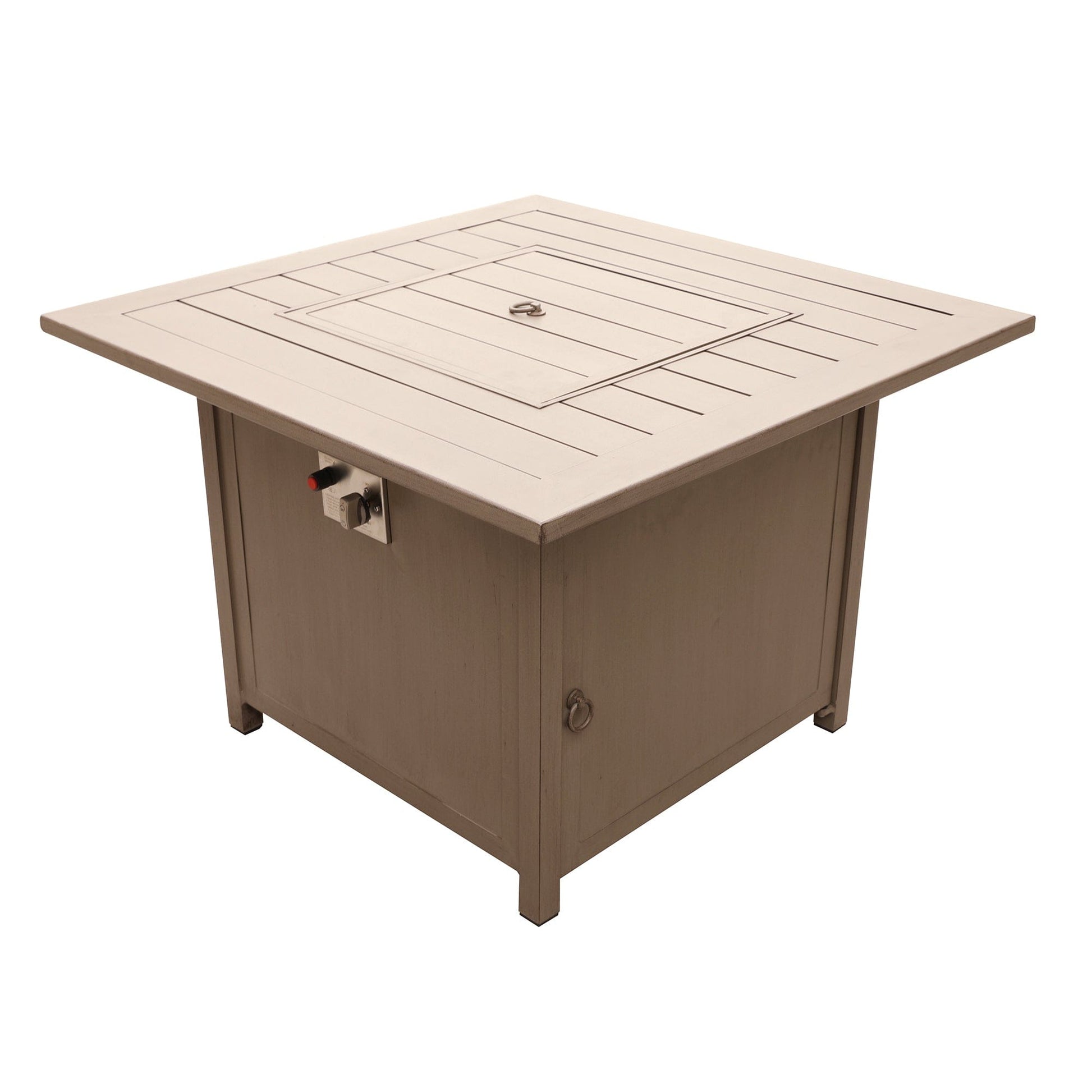 1st Choice Furniture Direct Fire Pit Table 1st Choice Aluminum Propane Outdoor Fire Pit Table with Lid