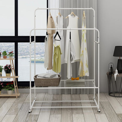 1st Choice Furniture Direct Hanger Rack 1st Choice Multi-tiered Clothing Organizer with Double Rods