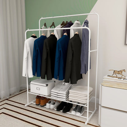 1st Choice Furniture Direct Hanger Rack 1st Choice Multi-tiered Clothing Organizer with Double Rods