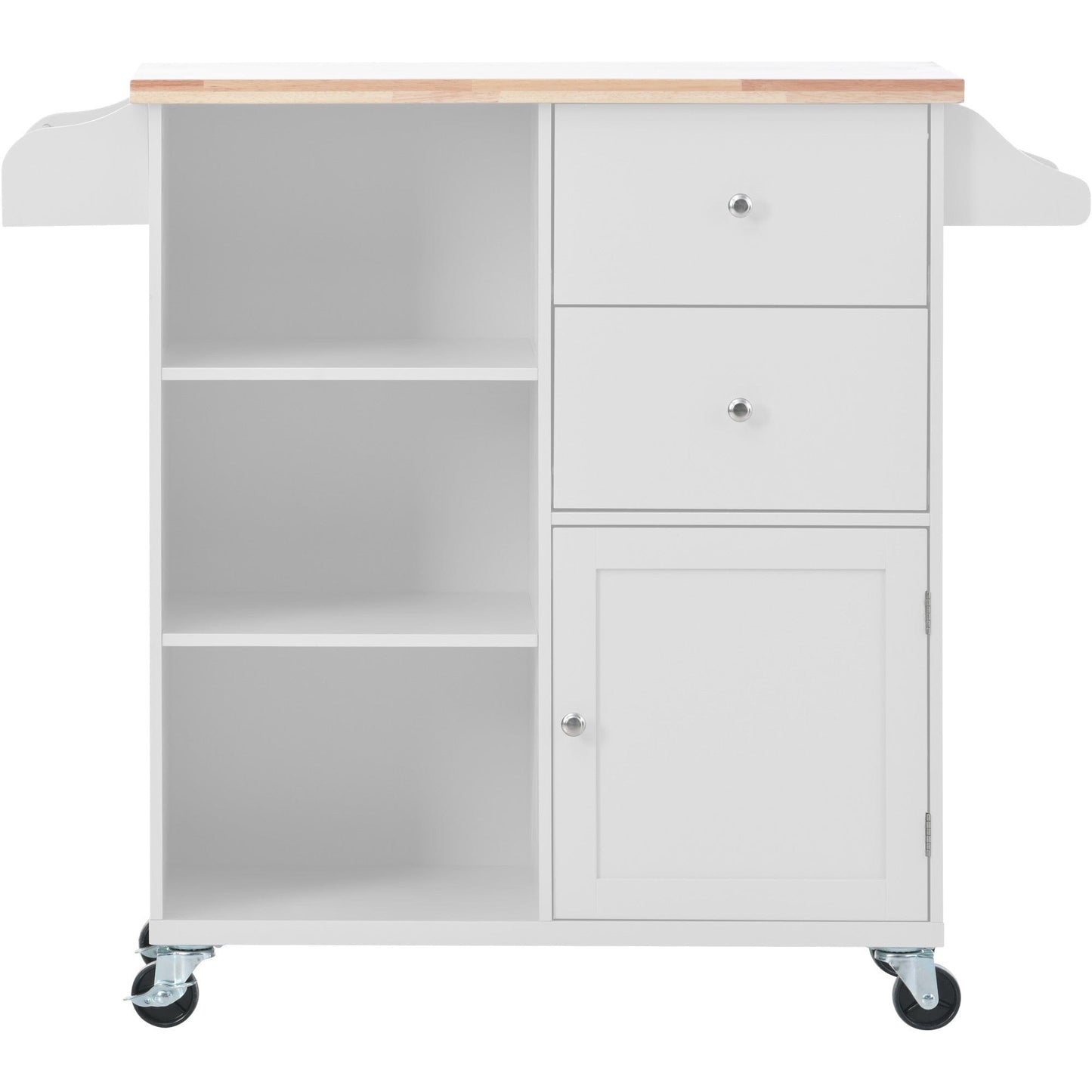 1st Choice Furniture Direct Kitchen Cart 1st Choice 4 Wheels Dining Room Kitchen Cart with Drawers & Shelves