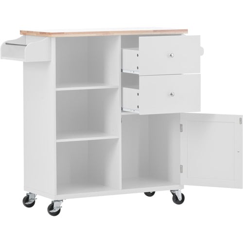 1st Choice Furniture Direct Kitchen Cart 1st Choice 4 Wheels Dining Room Kitchen Cart with Drawers & Shelves