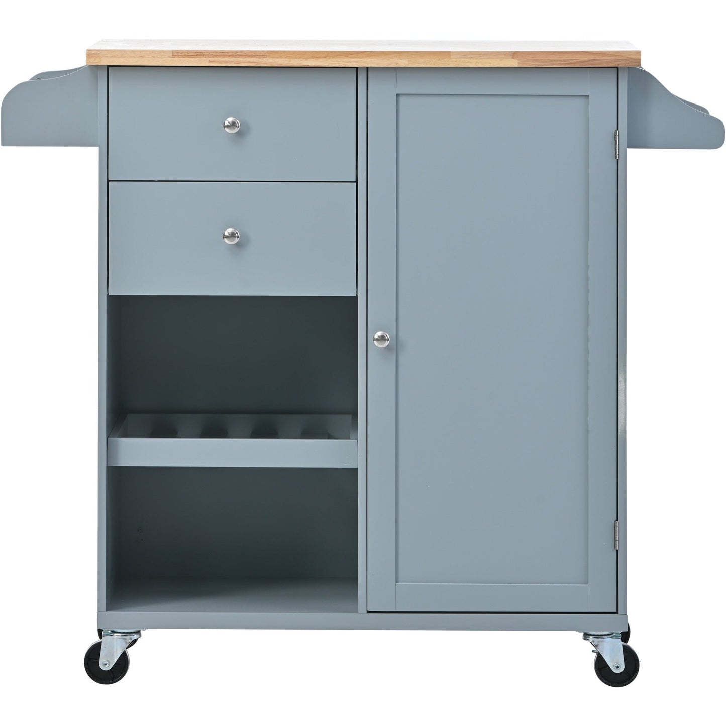 1st Choice Furniture Direct Kitchen Cart 1st Choice Mobile Kitchen Cart with Spice Rack, Towel Rack & 2 Drawers