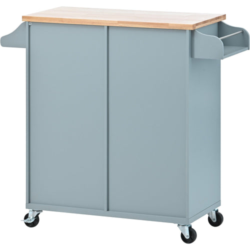 1st Choice Furniture Direct Kitchen Cart 1st Choice Mobile Kitchen Cart with Spice Rack, Towel Rack & 2 Drawers