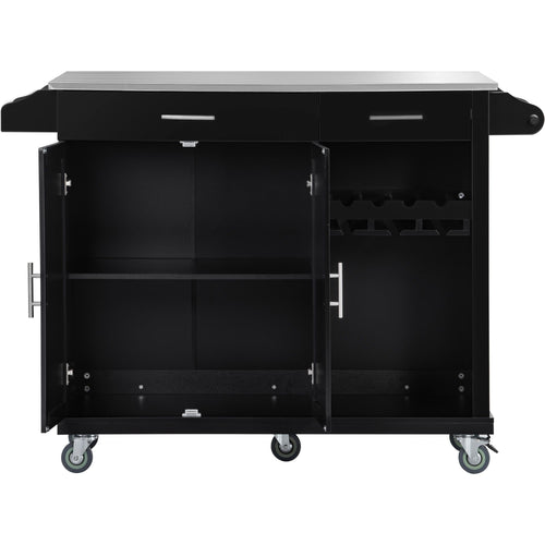 1st Choice Furniture Direct Kitchen Cart 1st Choice Stylish Functional Kitchen Cart with Wine Rack & Spice Rack
