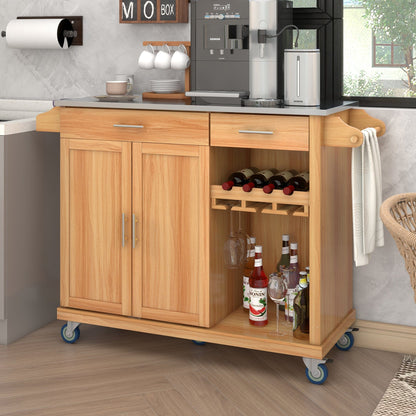 1st Choice Furniture Direct Kitchen Cart 1st Choice Stylish Kitchen Cart Storage on Wheels & Stainless Steel Top