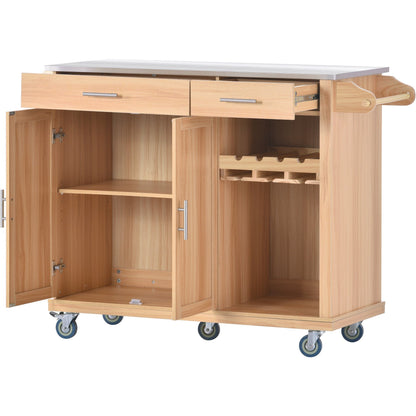 1st Choice Furniture Direct Kitchen Cart 1st Choice Stylish Kitchen Cart Storage on Wheels & Stainless Steel Top