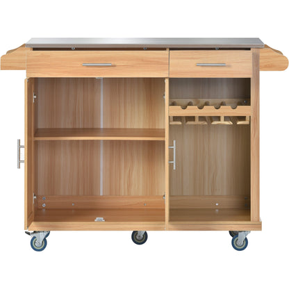 1st Choice Furniture Direct Kitchen Cart 1st Choice Stylish Kitchen Cart Storage on Wheels & Stainless Steel Top