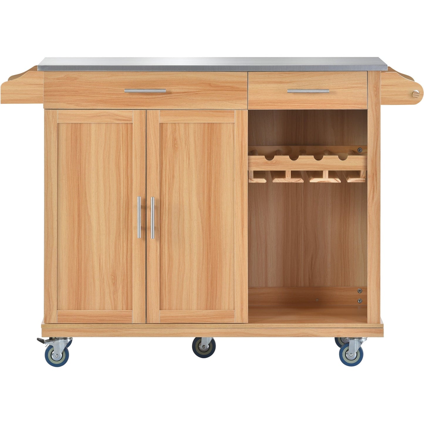 1st Choice Furniture Direct Kitchen Cart 1st Choice Stylish Kitchen Cart Storage on Wheels & Stainless Steel Top