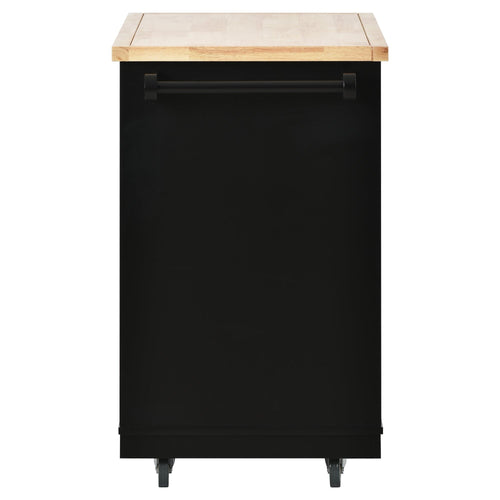 1st Choice Furniture Direct Kitchen Cart 1st Choice Versatile & Stylish Kitchen Cart Rolling Mobile Island - Black